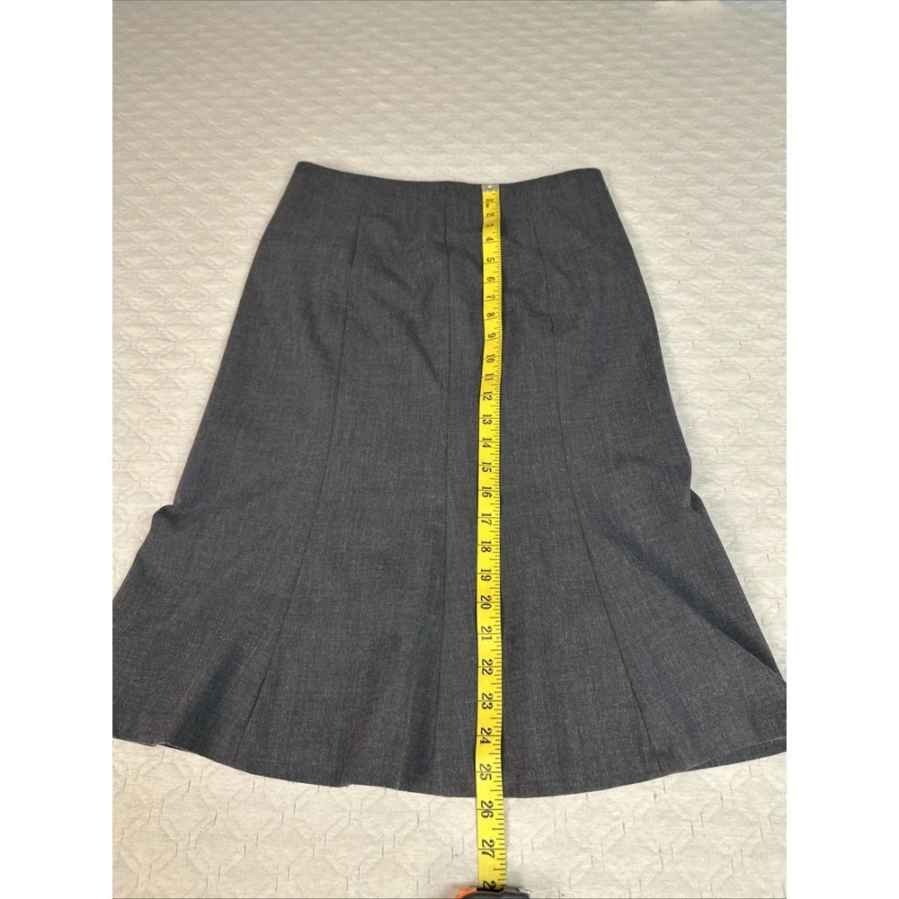 Laundry By Shelli Segal Skirt Sz 6 Feet Heathered Flared
